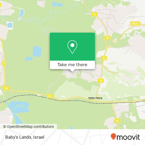 Baby's Lands, ג'דידה-מכר, עכו, 25105 map