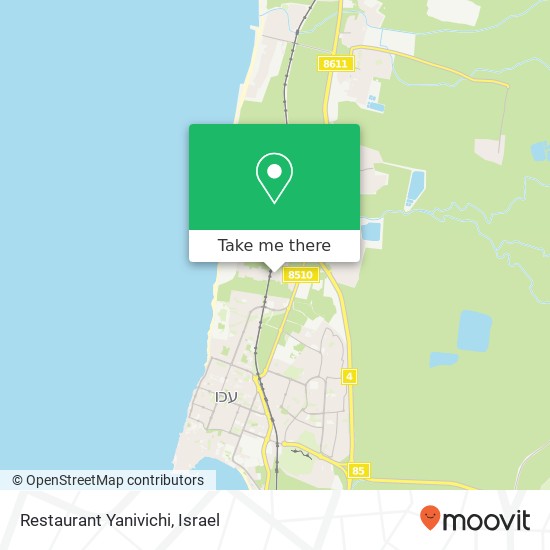 Карта Restaurant Yanivichi, בוסתן הגליל, 25213