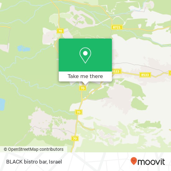 Карта BLACK bistro bar, כפר יאסיף, 24908