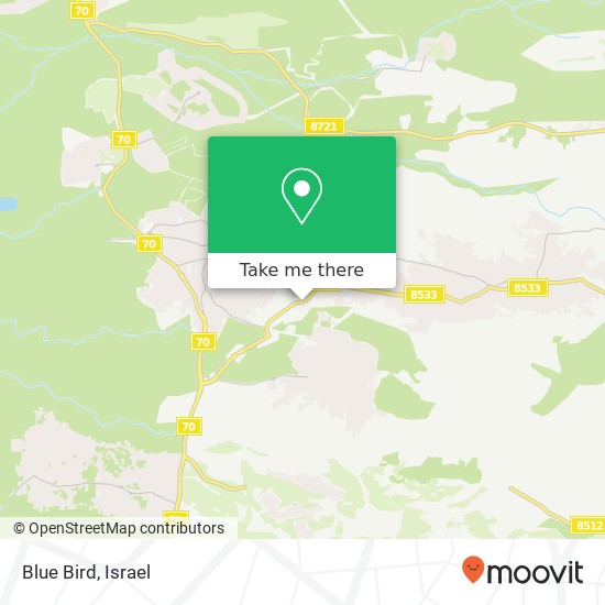 Blue Bird, 8533 ירכא, עכו, 24967 map