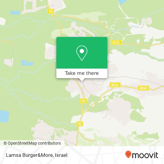 Карта Lamsa Burger&More, כפר יאסיף, 24908