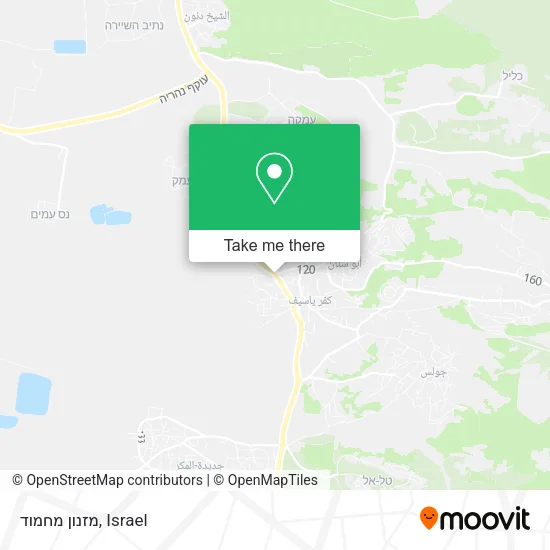 Карта מזנון מחמוד