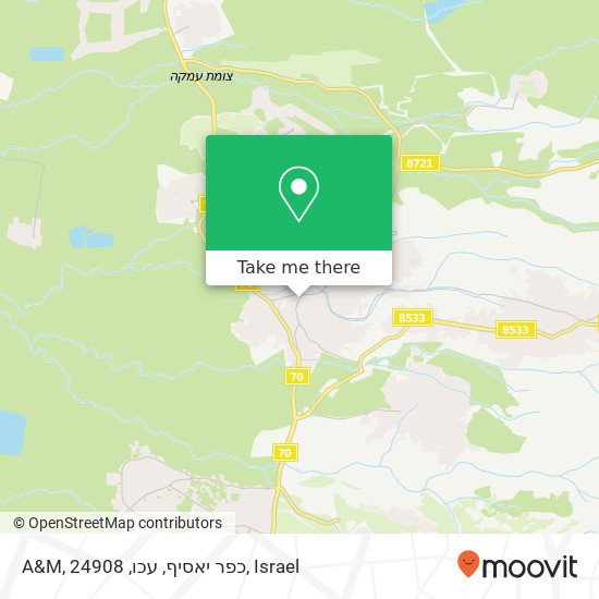 Карта A&M, כפר יאסיף, עכו, 24908