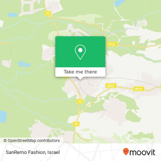 SanRemo Fashion, כפר יאסיף, 24908 map