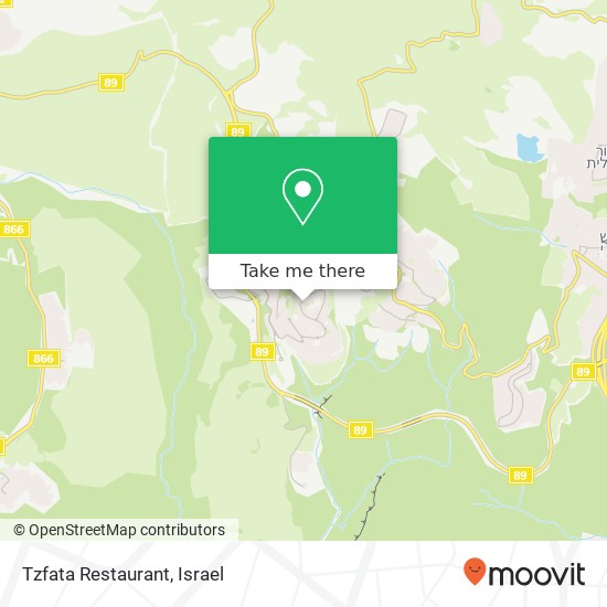 Tzfata Restaurant, צפת, 13000 map