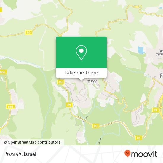 לאונעל, ירושלים צפת, צפת, 13224 map