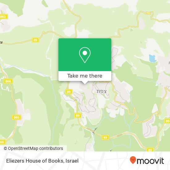 Eliezers House of Books map