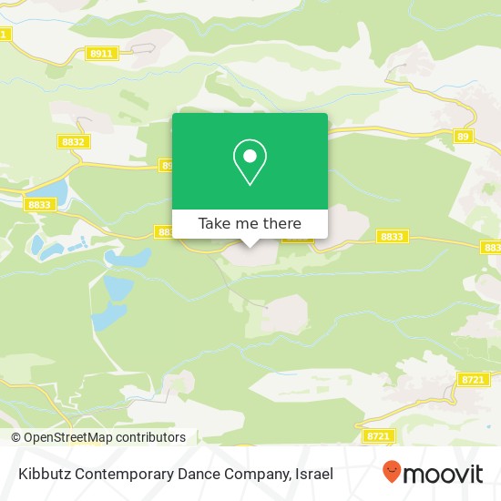 Kibbutz Contemporary Dance Company map