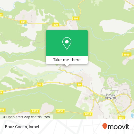 Boaz Cooks, הילה, 24953 map
