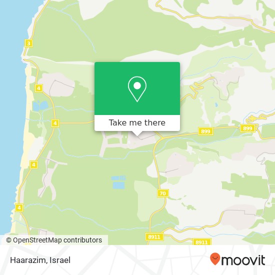 Haarazim, הרב עוזיאל שלומי, 22832 map