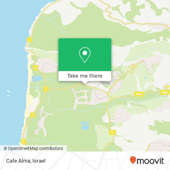 Cafe Alma, 899 שלומי, 22832 map