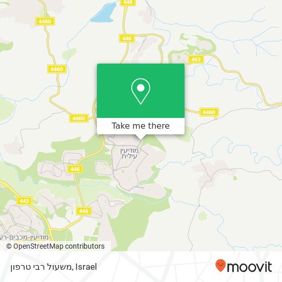 משעול רבי טרפון map