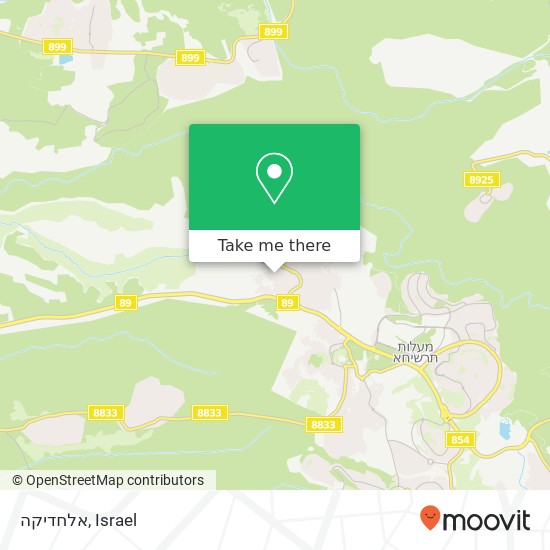 אלחדיקה map