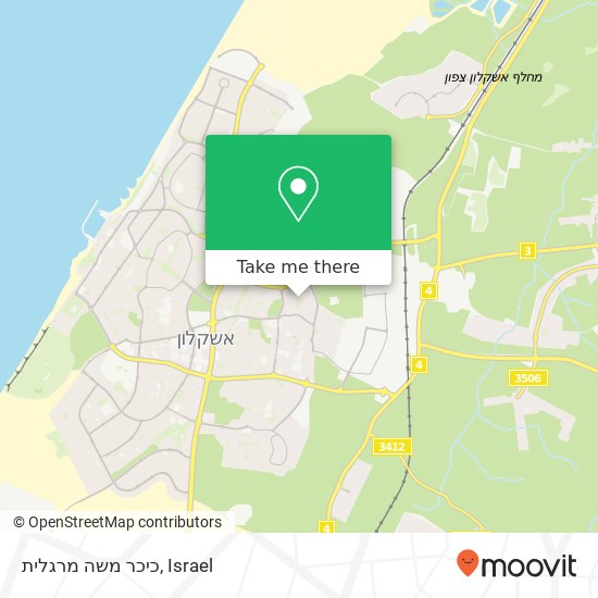 כיכר משה מרגלית map