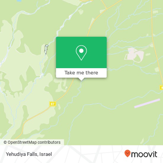 Карта Yehudiya Falls