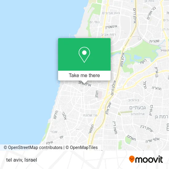 Карта tel aviv