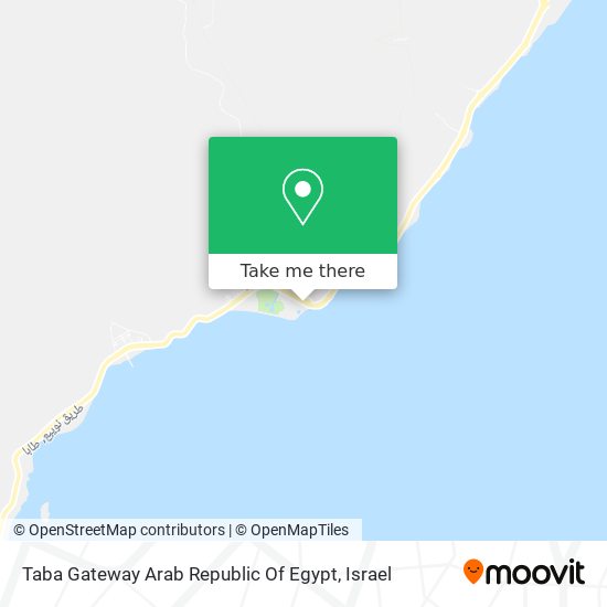Taba Gateway Arab Republic Of Egypt map