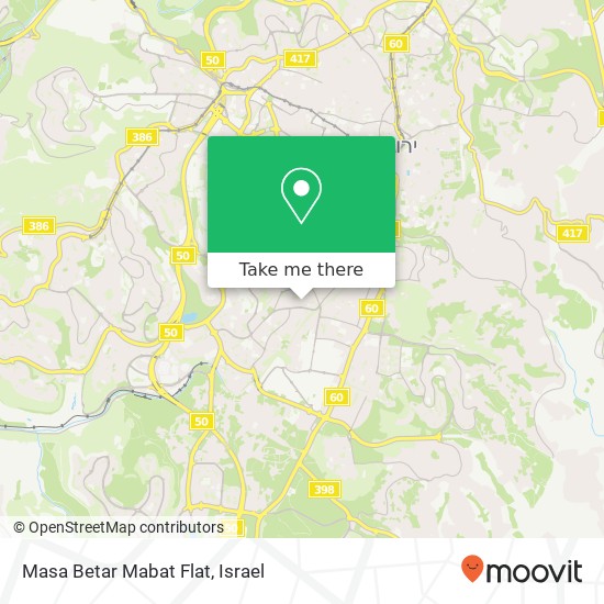 Masa Betar Mabat Flat map