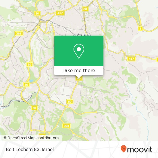 Beit Lechem 83 map