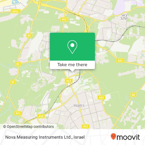 Карта Nova Measuring Instruments Ltd.