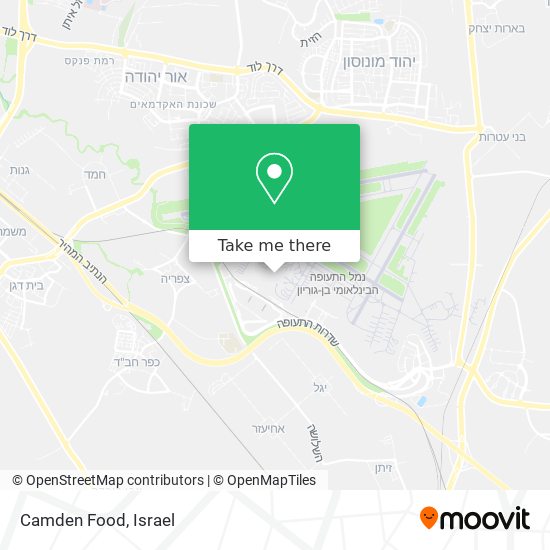 Карта Camden Food