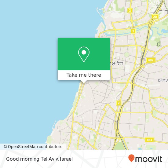 Good morning Tel Aviv map