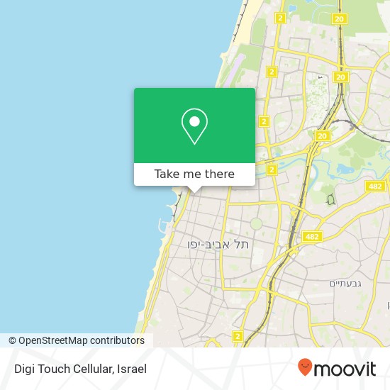 Digi Touch Cellular map