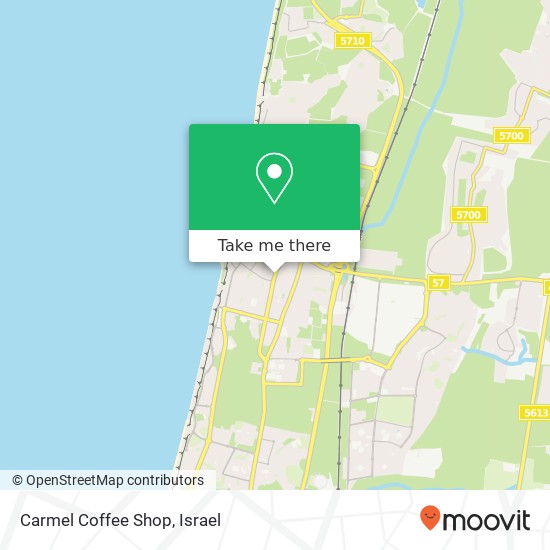 Carmel Coffee Shop map