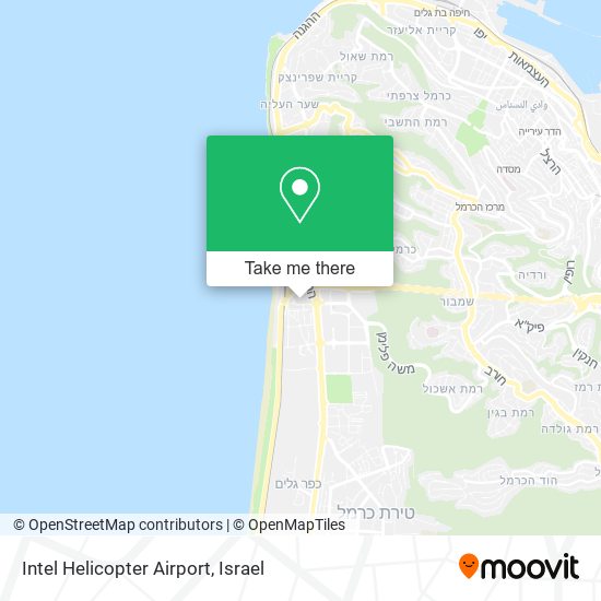 Intel Helicopter Airport map