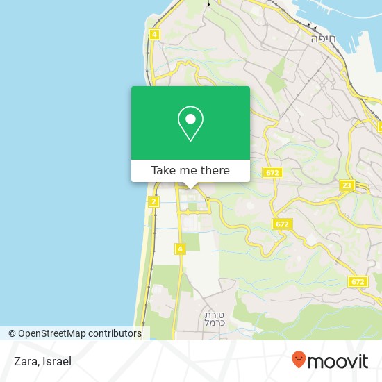 Zara map
