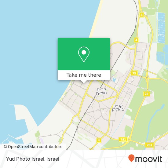 Yud Photo Israel map