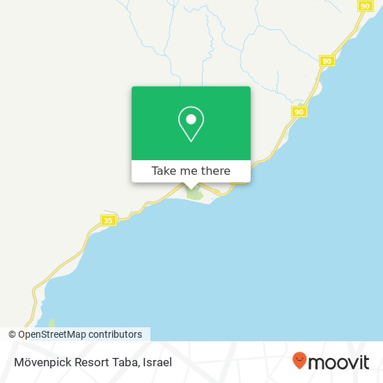 Карта Mövenpick Resort Taba