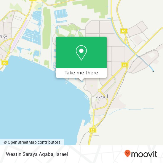 Westin Saraya Aqaba map