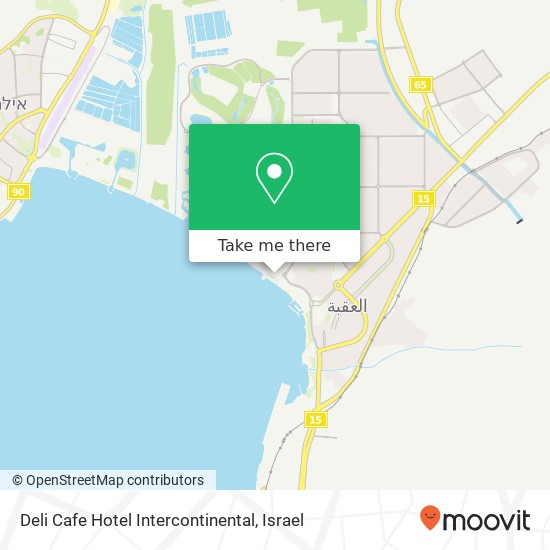 Deli Cafe Hotel Intercontinental map