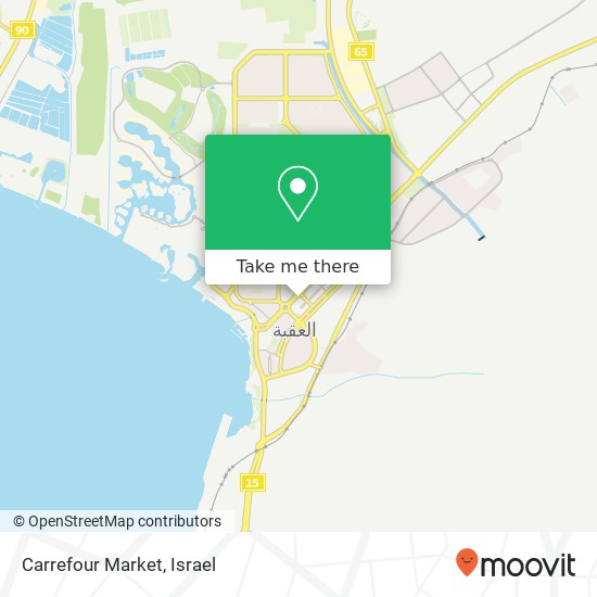 Carrefour Market map