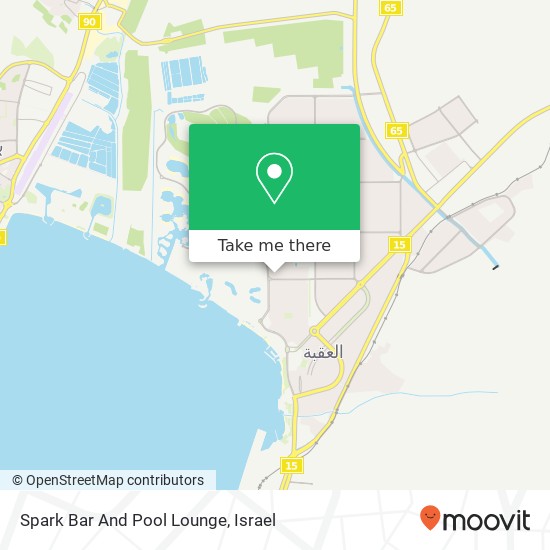 Spark Bar And Pool Lounge map