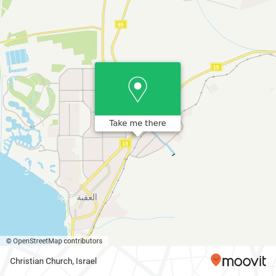 Christian Church map