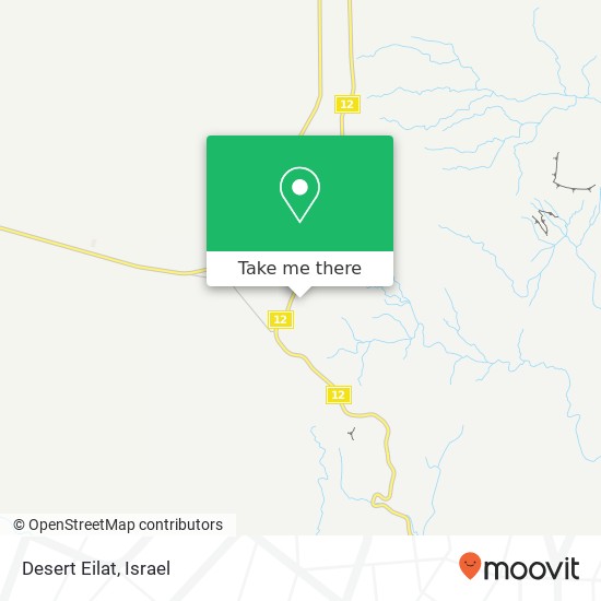 Desert Eilat map