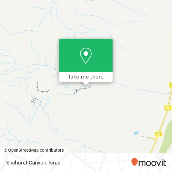 Карта Shehoret Canyon