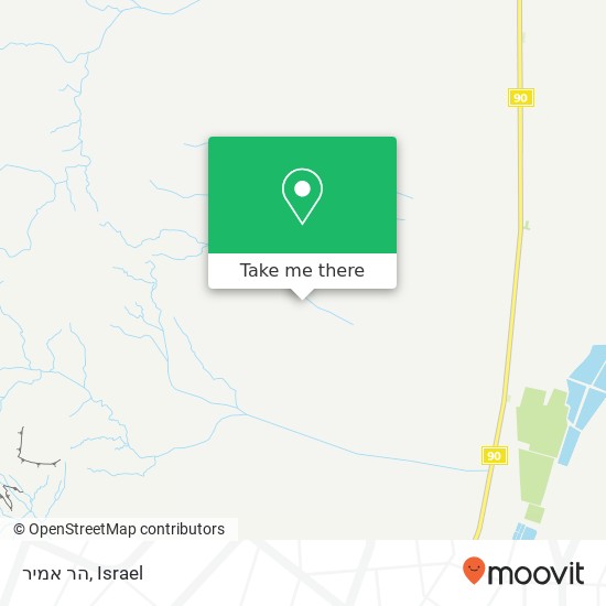 הר אמיר map