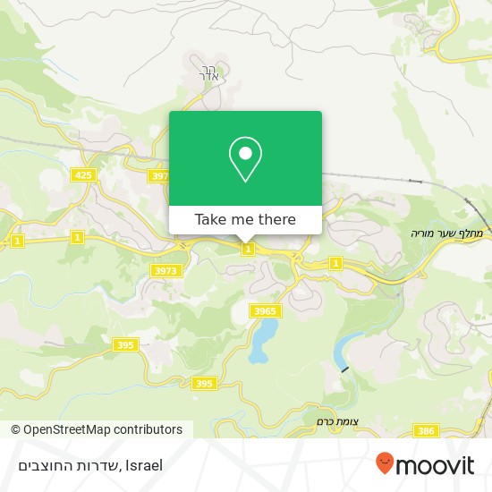 שדרות החוצבים map