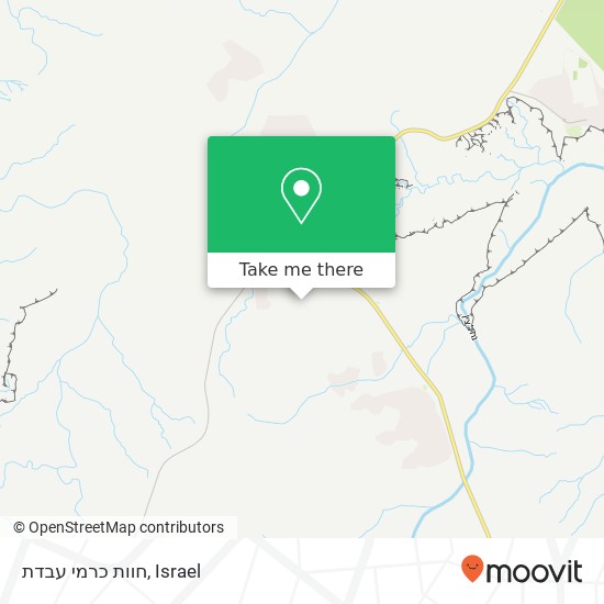 חוות כרמי עבדת map