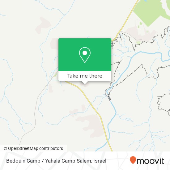 Bedouin Camp / Yahala Camp Salem map