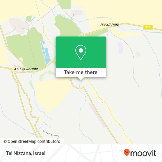 Карта Tel Nizzana