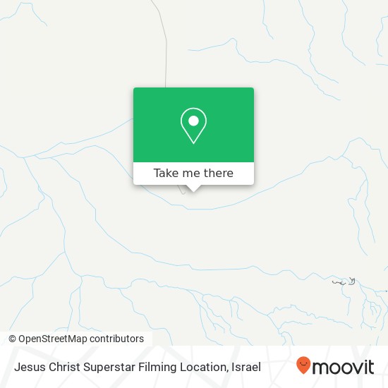 Jesus Christ Superstar Filming Location map