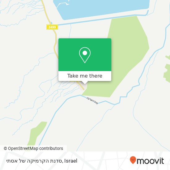 סדנת הקרמיקה של אסתי map