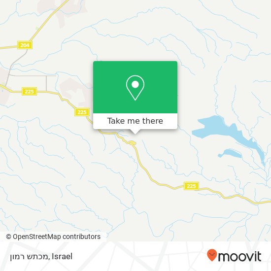 מכתש רמון map