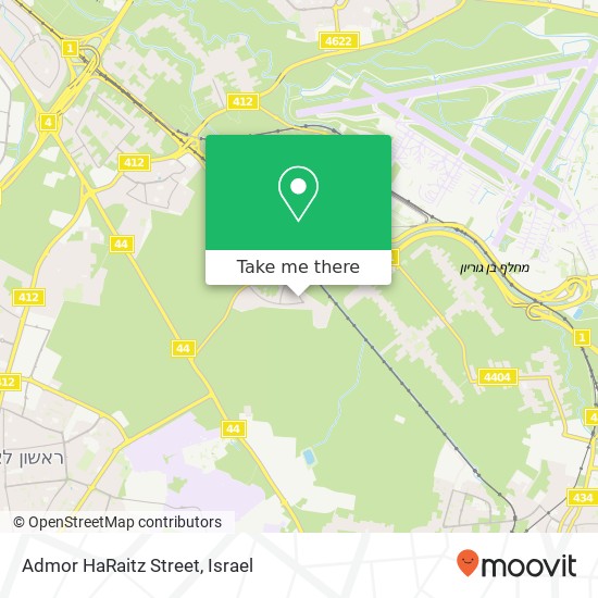 Admor HaRaitz Street map