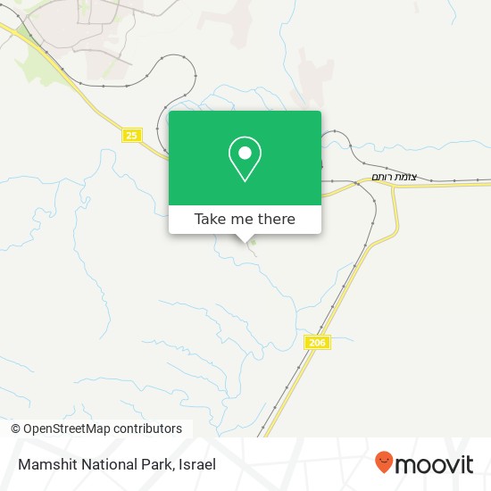 Карта Mamshit National Park