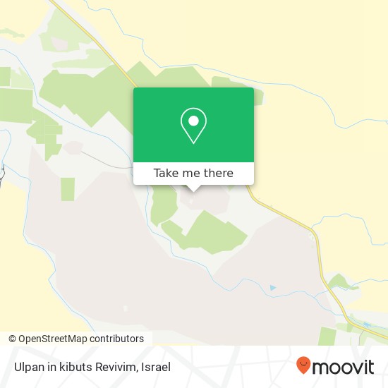 Карта Ulpan in kibuts Revivim